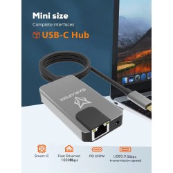 Sarafox USB-C Hub 5in1